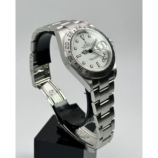 (SOLD!!) 40mm • 2000 Rolex Explorer 2 Polar ref.16570 Automatic GMT